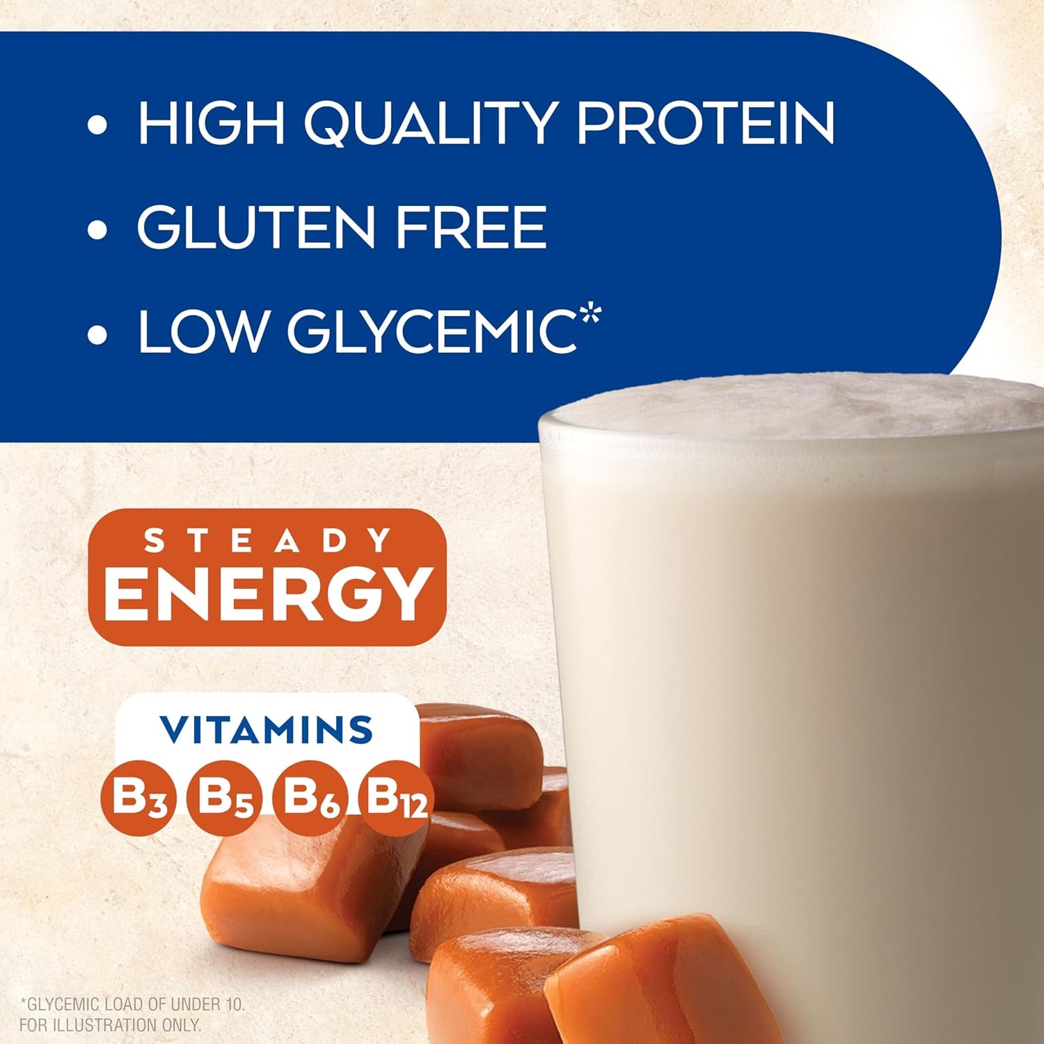 image:imageAtkins Atkins Energy Shake Creamy Caramel 4 Count Pack of 31 Fl Oz Pack of 24