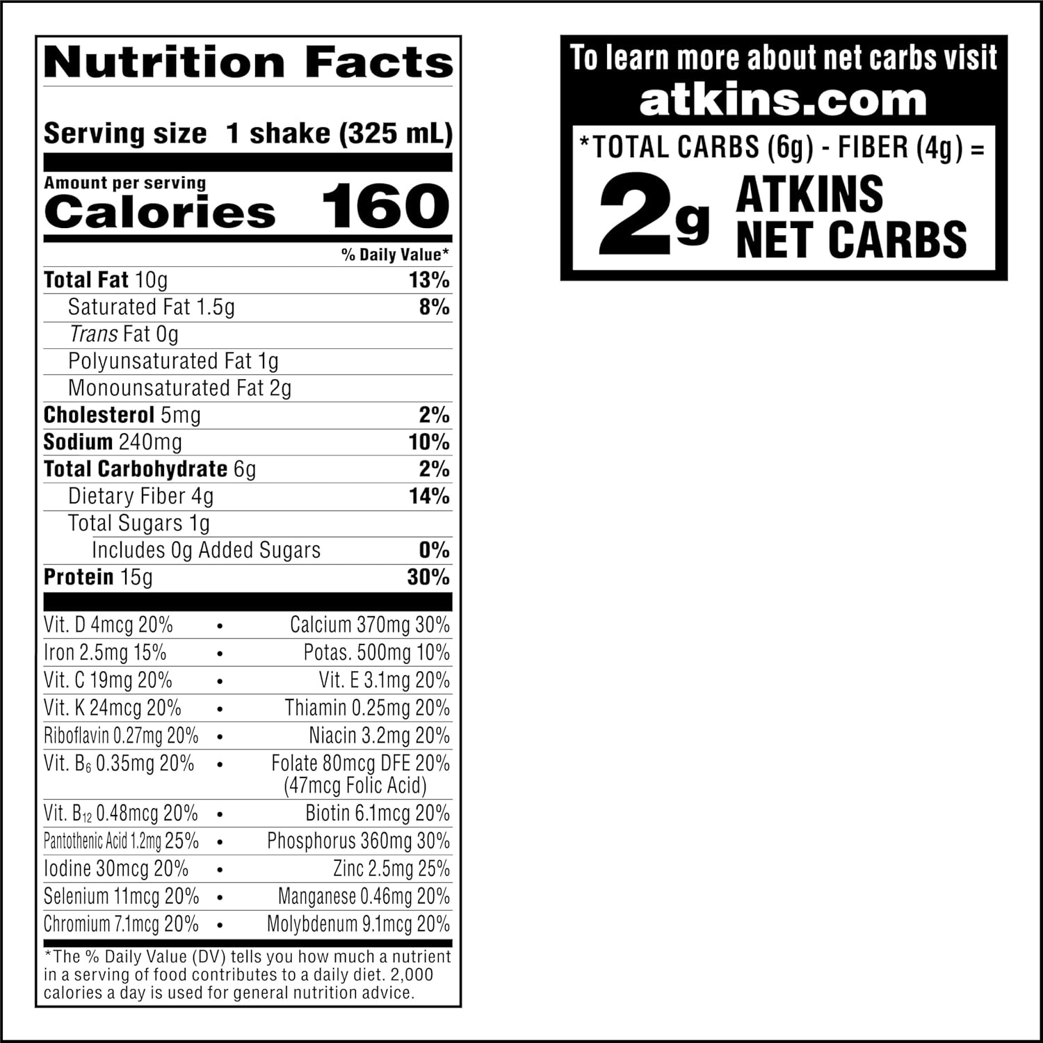 image:imageAtkins Creamy Chocolate Coconut Protein Shake 15g Protein 2g Net Carbs 1g Sugar Keto Friendly 12 Count11 Fl Oz Pack of 12