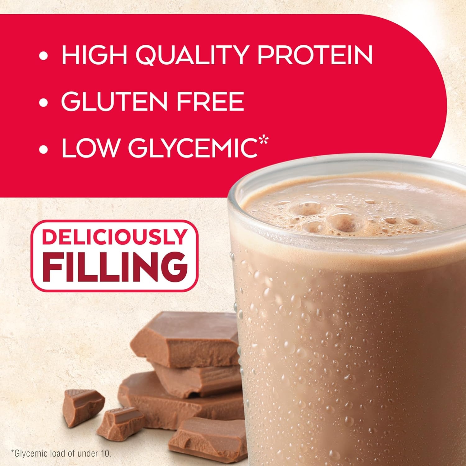image:imageAtkins Creamy Chocolate Meal Size Protein Shake 23g Protein Low Glycemic 4g Net Carb 1g Sugar Keto Friendly 12 Count11 Fl Oz Pack of 12