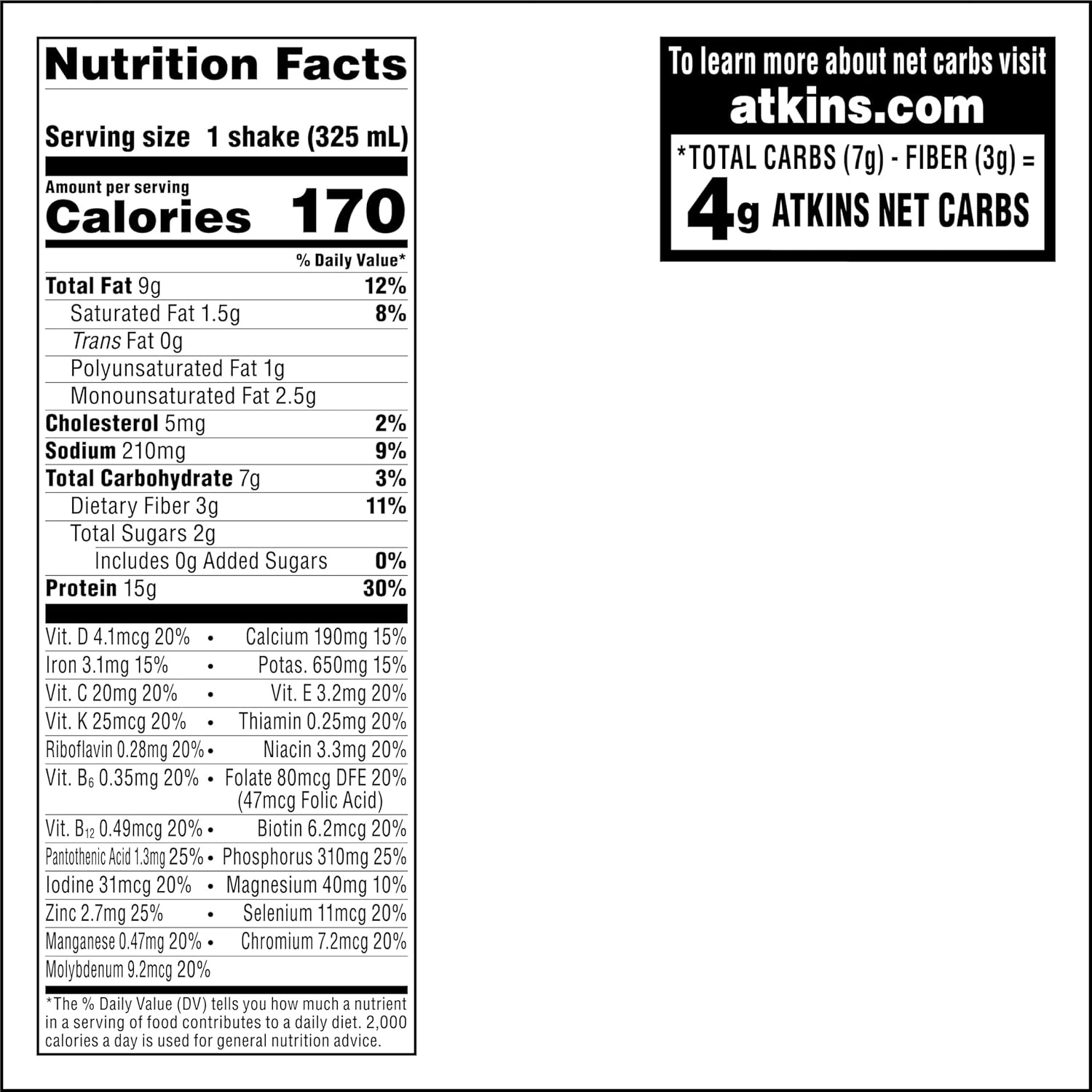 image:imageAtkins Creamy Cinnamon Swirl High Protein Shake 15g Protein Keto Protein Shake 2g Net Carb 1g Sugar Low Sugar and Low Carb Breakfast Protein Shakes 12 CountChocolate Banana