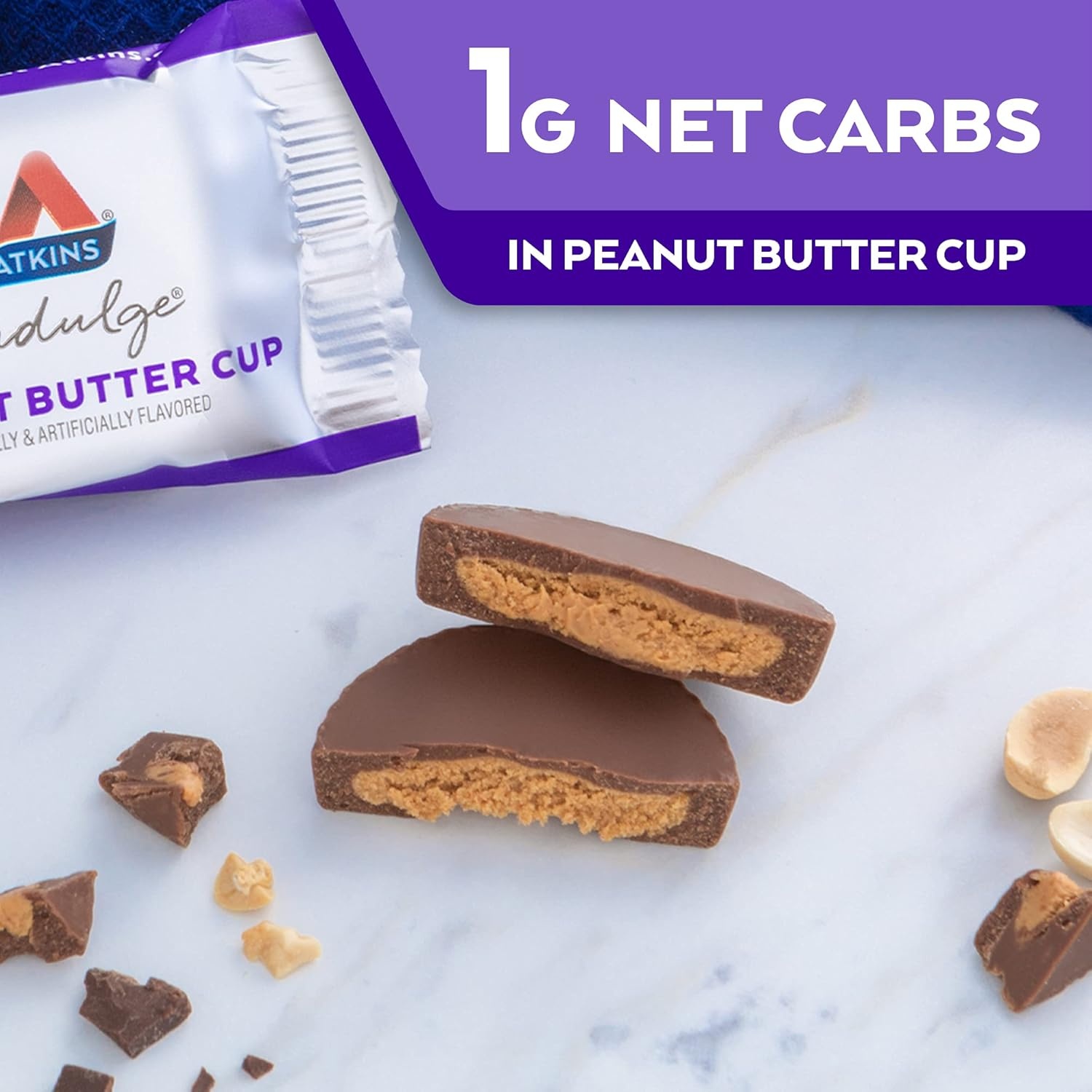 image:imageAtkins Endulge Chocolate Peanut Candies Dessert Favorite 0g Sugar 20 CountPeanut Butter