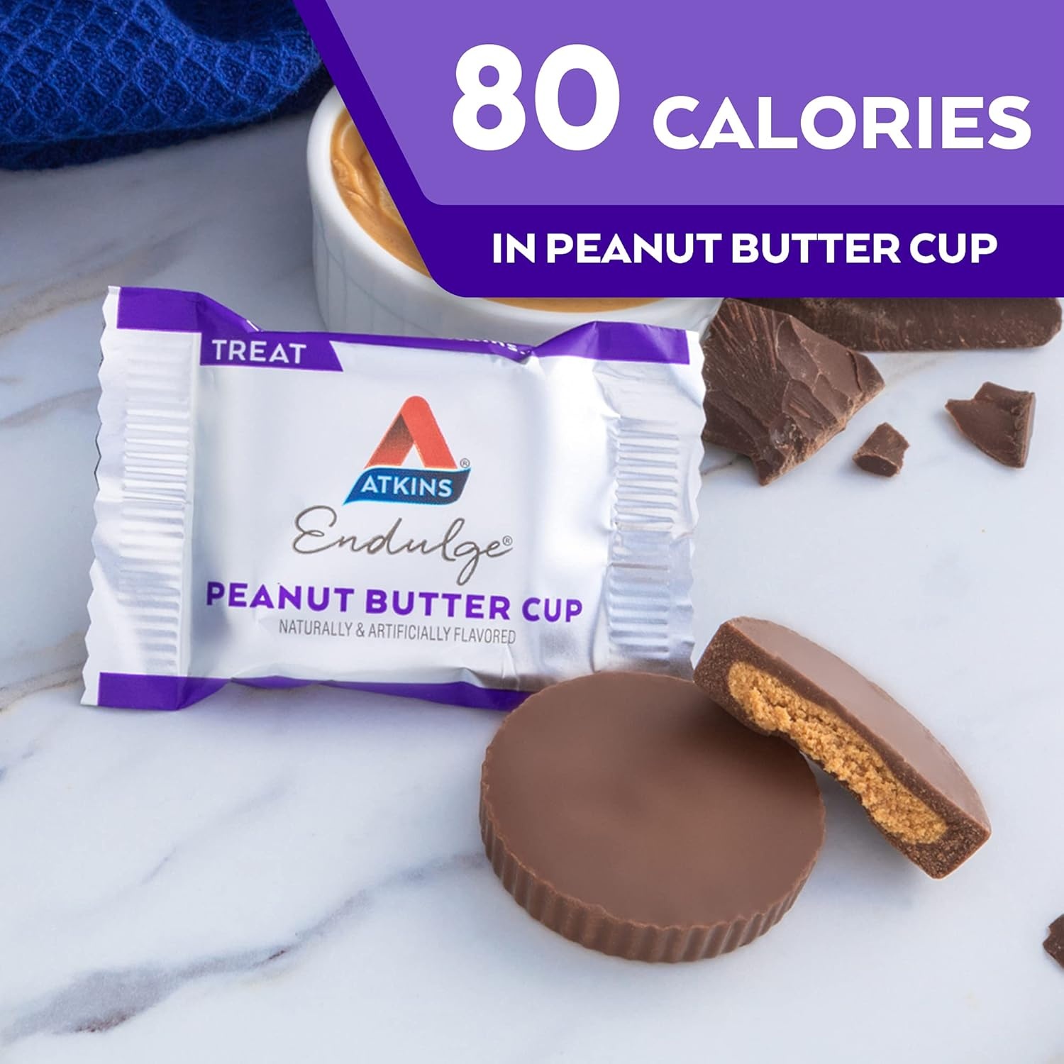 image:imageAtkins Endulge Chocolate Peanut Candies Dessert Favorite 0g Sugar 20 CountPeanut Butter