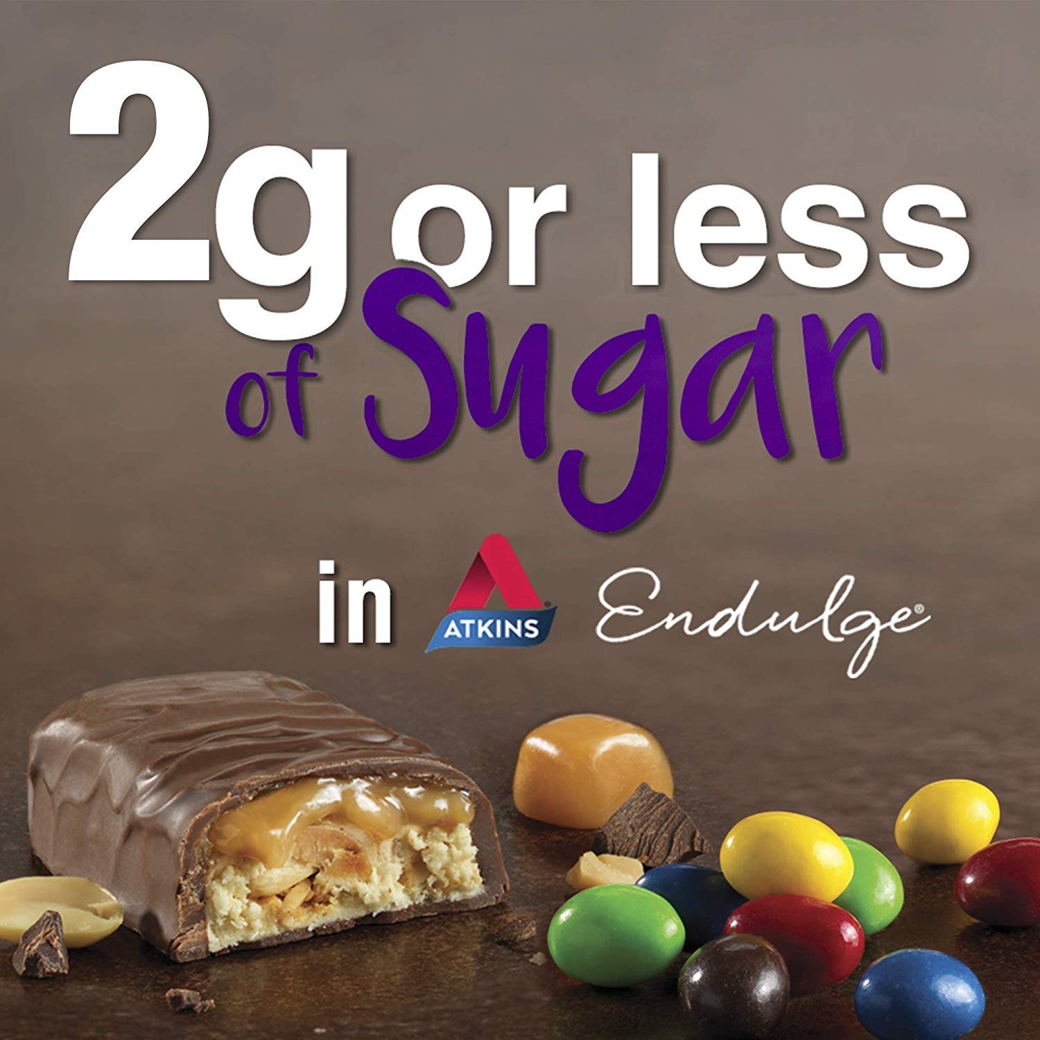image:imageAtkins Endulge Chocolate Peanut Candies Dessert Favorite 0g Sugar 20 CountPeanut Butter