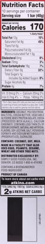 image:imageAtkins Endulge Milk Chocolate Caramel Squares Dessert Favorite Good Source of Fiber 1g Sugar 90 CountChocolate Coconut