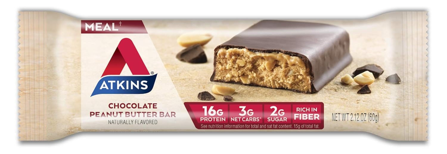 image:imageAtkins Endulge Milk Chocolate Caramel Squares Dessert Favorite Good Source of Fiber 1g Sugar 90 CountChocolate Peanut Butter