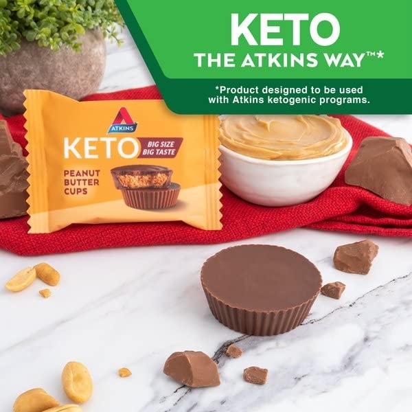 image:imageAtkins Keto Cookies amp Crme Clusters Gluten Free High Fiber Low Carb Keto Friendly 8 CountPeanut Butter