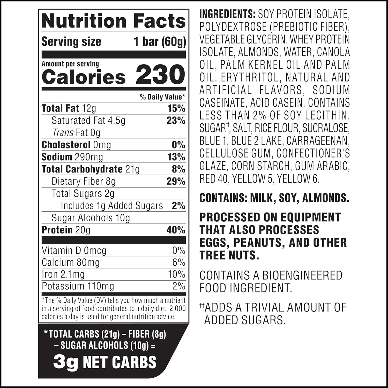 image:imageAtkins Strong Birthday Cake High Protein Bars 20g Protein 2g Sugar 4 Count Pack of 6Birthday Cake