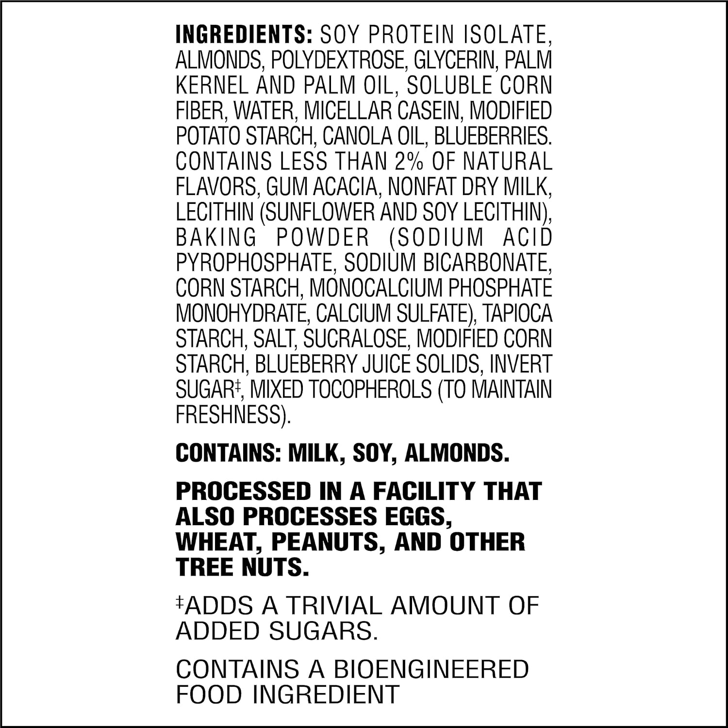 image:imageAtkins Vanilla Macadamia Nut Flavored Soft Baked Energy Bars High in Protein Low Sugar High Fiber Snack Protein Snack 4 Packs 4 Bars EachBlueberry