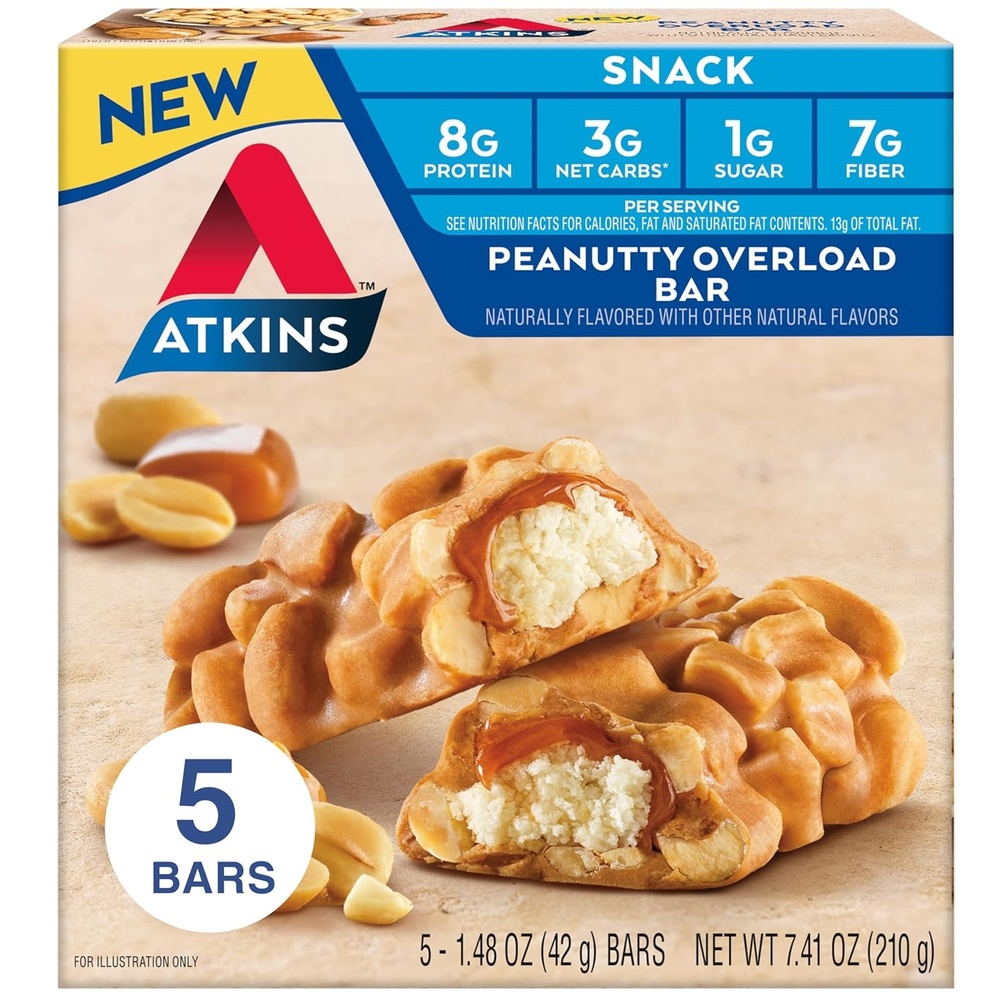 image:imageAtkins Chocolate Crme Protein Wafer Crisps Protein Dessert 4g Net Carb 1g Sugar High in Fiber Keto Friendly 5 CountPeanut