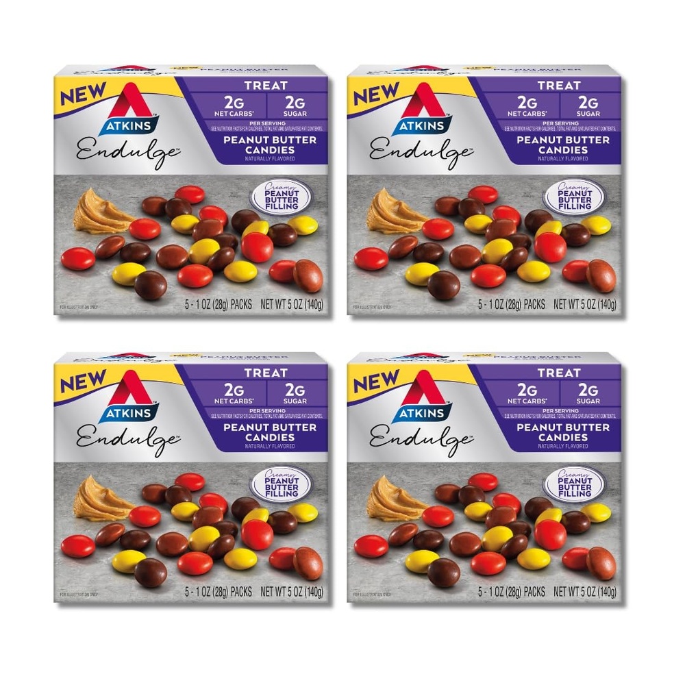 image:imageAtkins Endulge Chocolate Peanut Candies Dessert Favorite 0g Sugar 20 CountPeanut Butter Candies