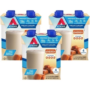 Atkins Atkins Energy Shake Creamy Caramel, 4 Count (Pack of 3)(1 Fl Oz (Pack of 12))
